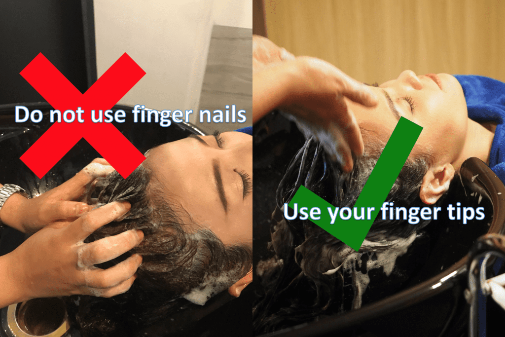 Wash your hair like a pro, learn from the therapists at Bee Choo Ladies